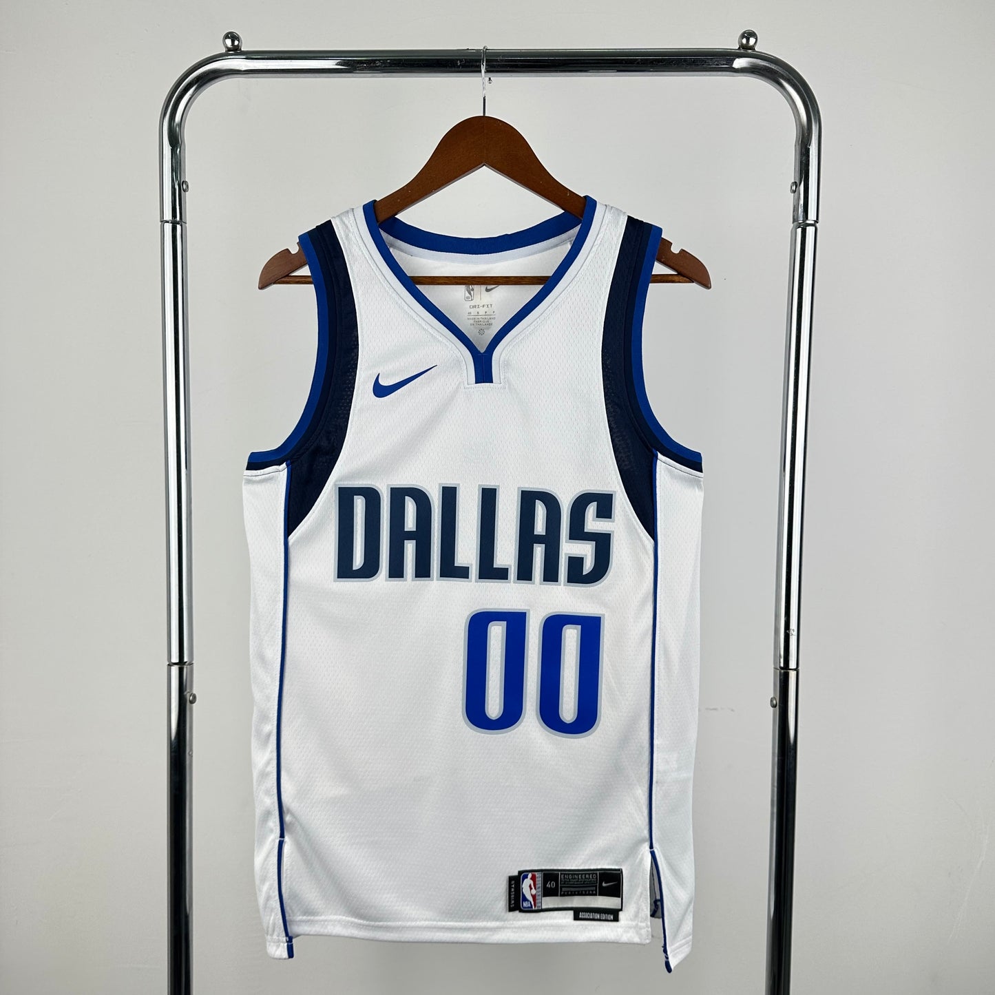 Dallas Mavericks White 00 # Christie S-XXL