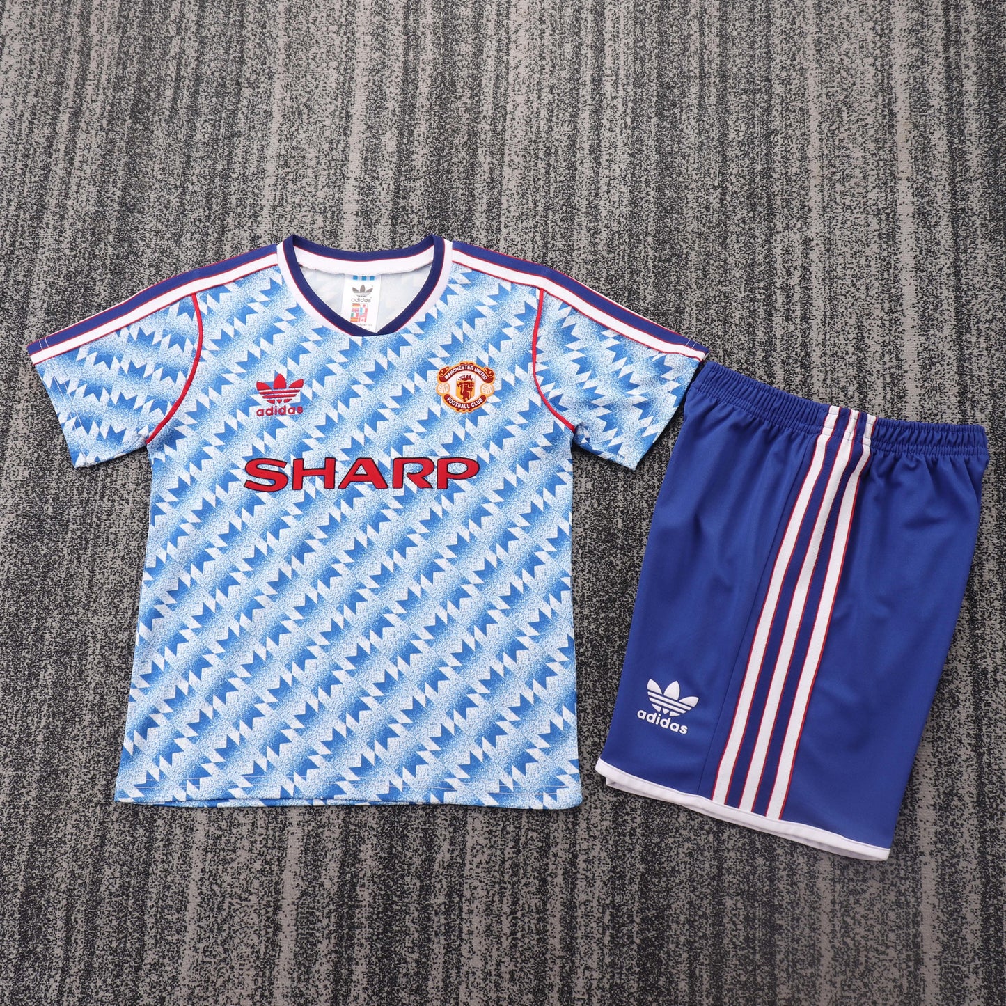 Retro Kids 1990/92 Manchester United away size: 16-28