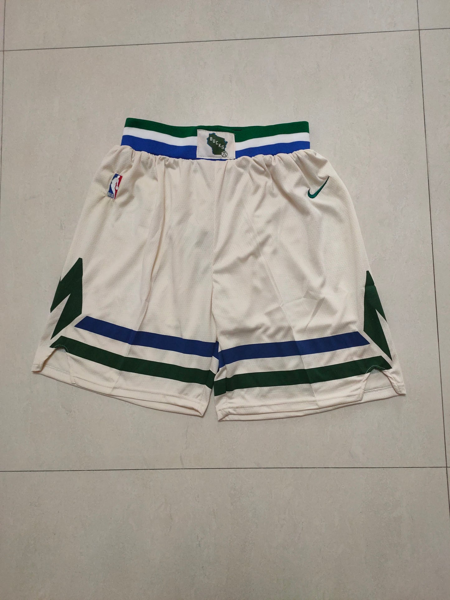 Bucks Off White Shorts