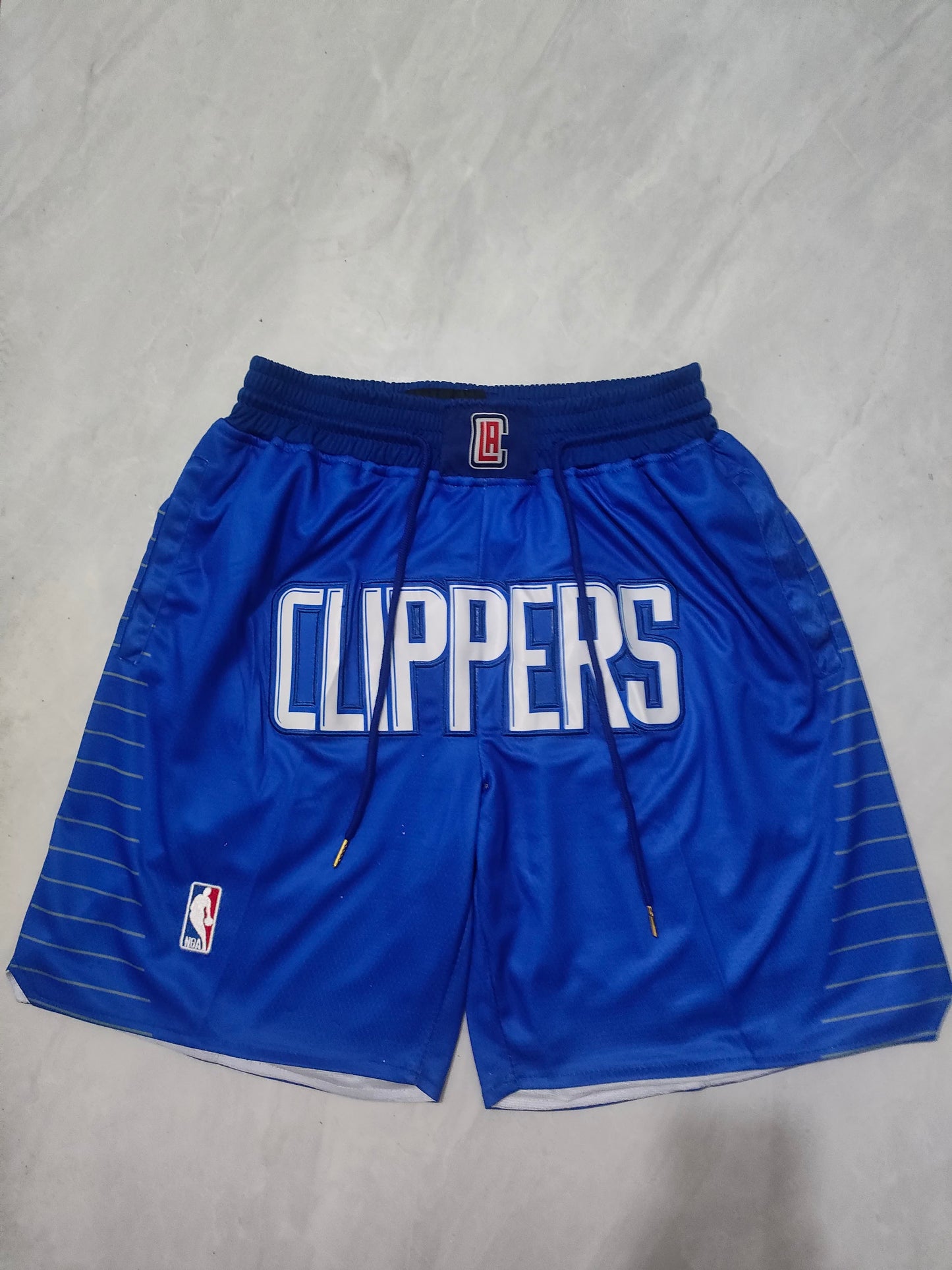NBA Clippers Blue Regular Pocket Shorts S-XXL