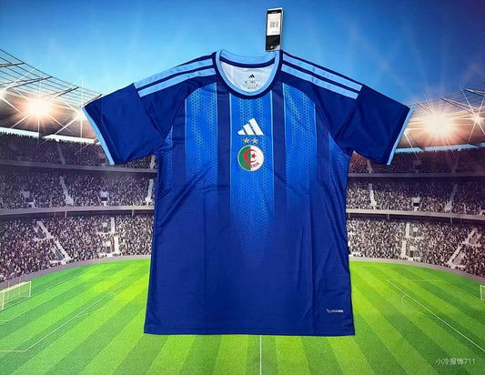 /27 Algeria Training Uniform Blue Yupoo Soccer Jerseys S-XXL2