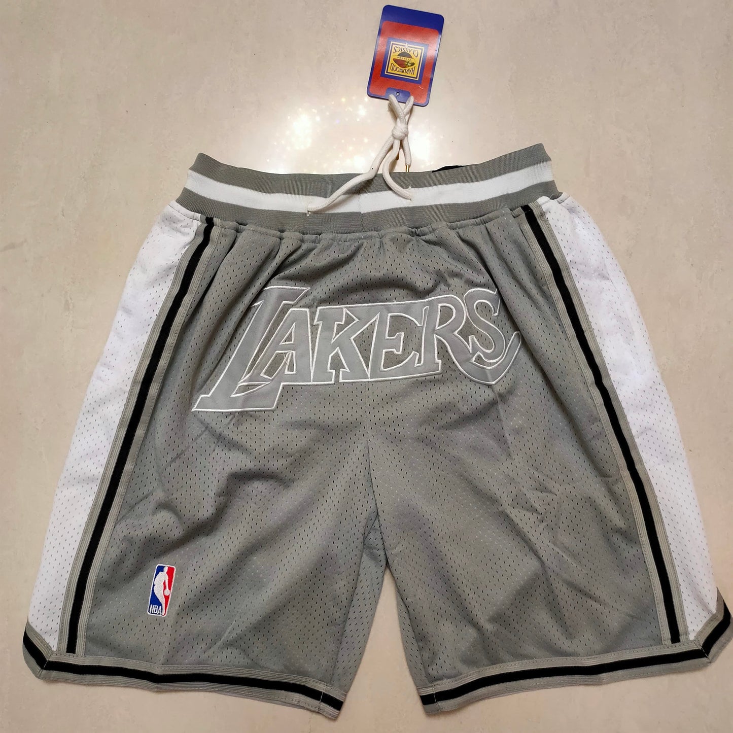 Lakers MVP Grey Pocket Shorts