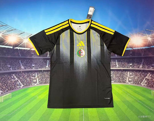 /27 Algeria training uniform black Yupoo Soccer Jerseys S-XXL2
