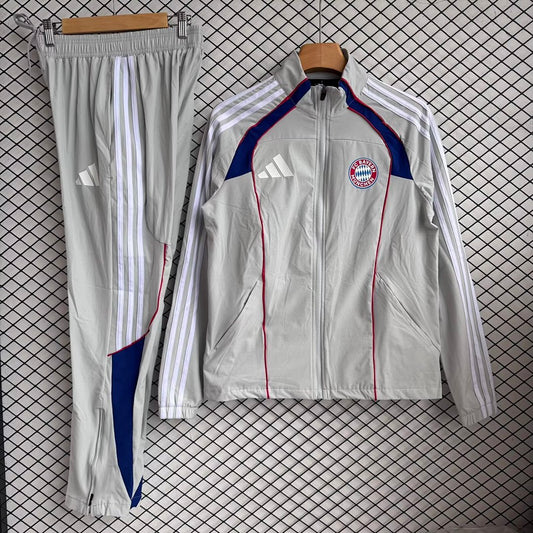 /26 Bayern Grey Windbreaker Set S-XXL3