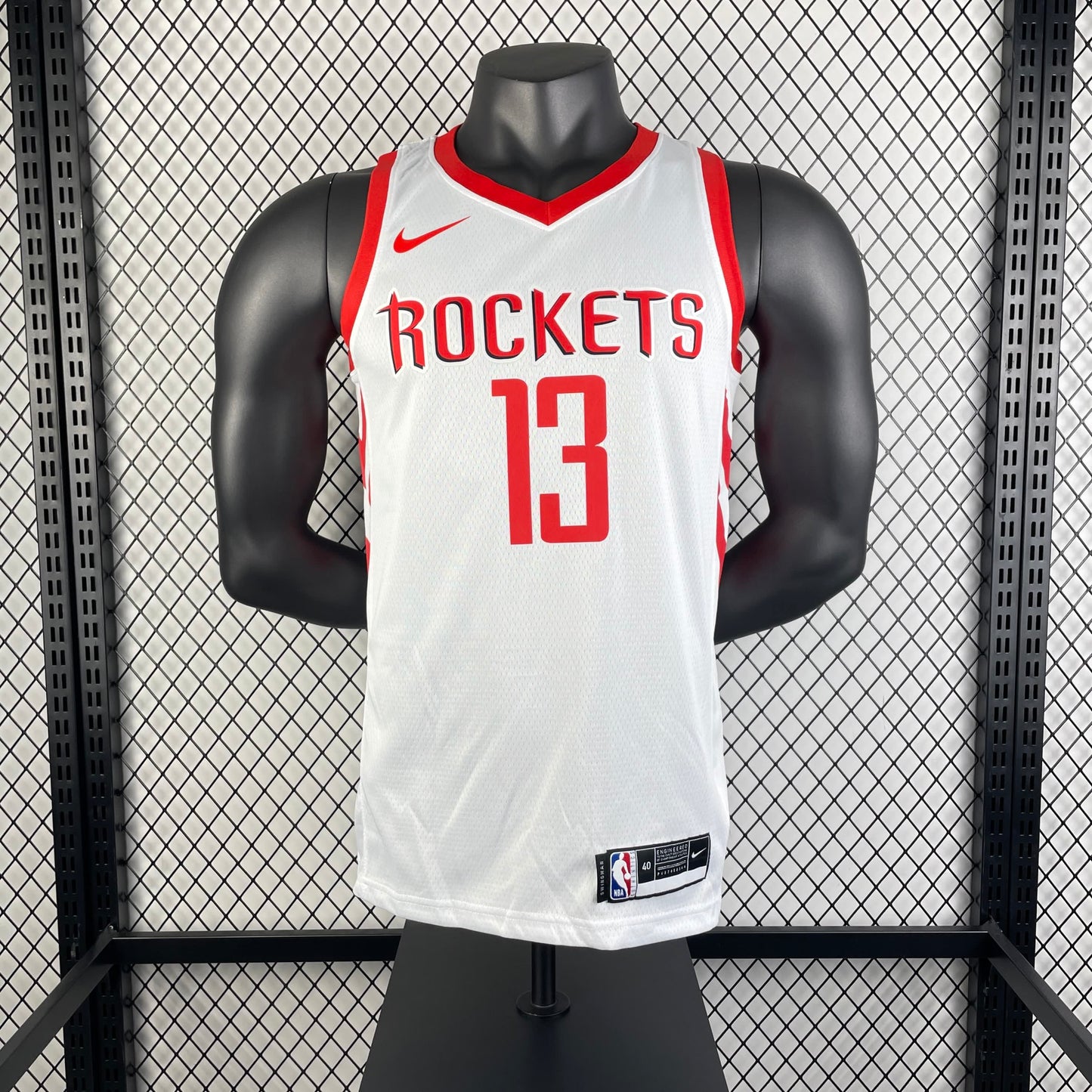 19 Season Rockets Home White 13 # Harden