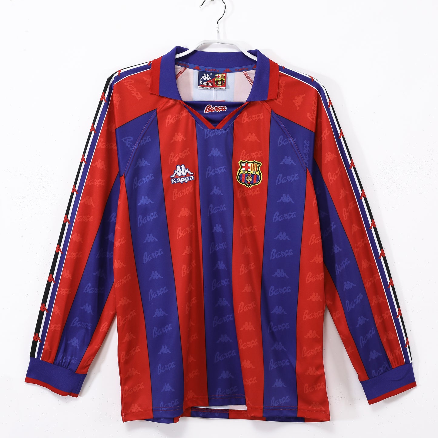 Retro 1995/97 Barcelona home long-sleeved shirt S-XXL