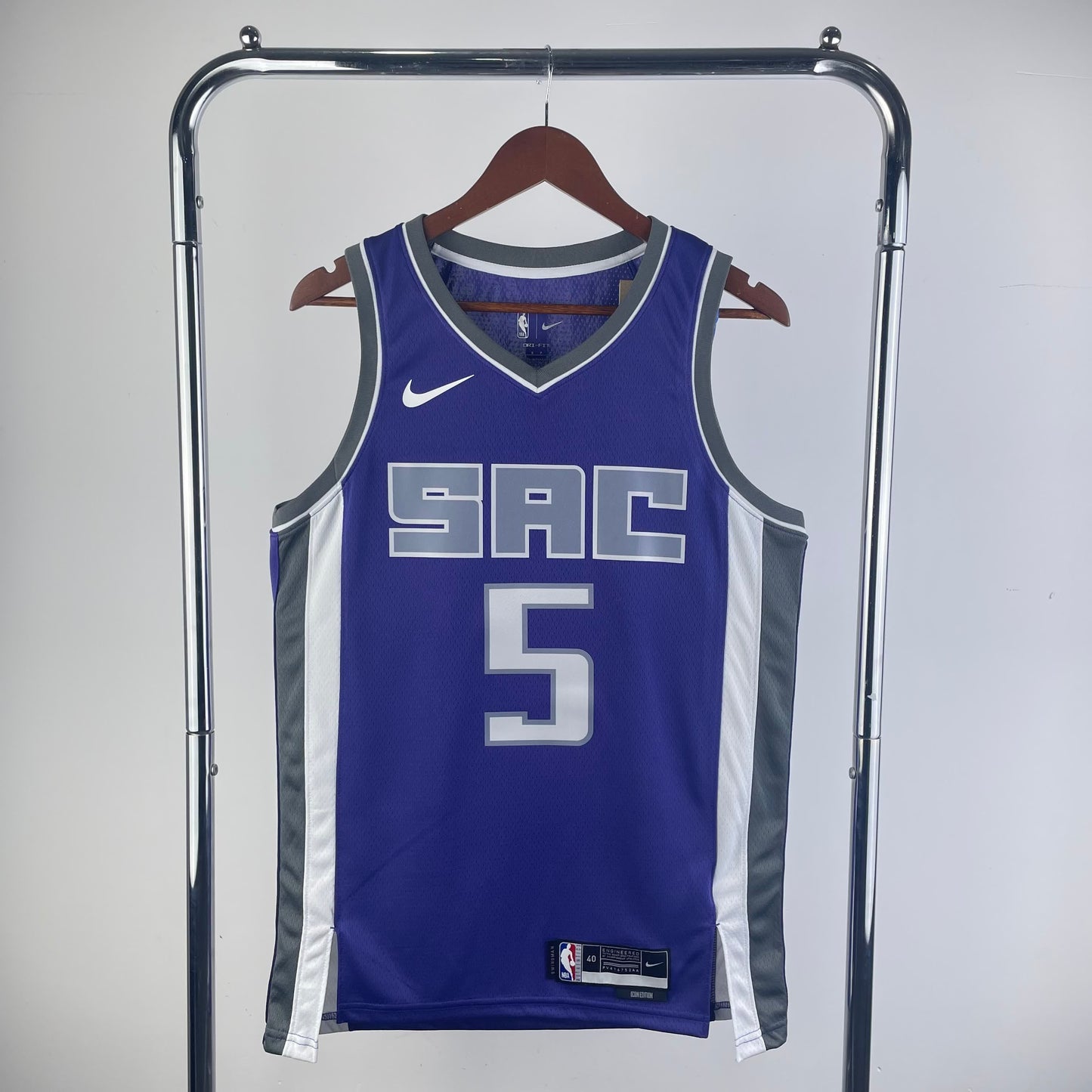 23 season Kings away purple 5 # Fox