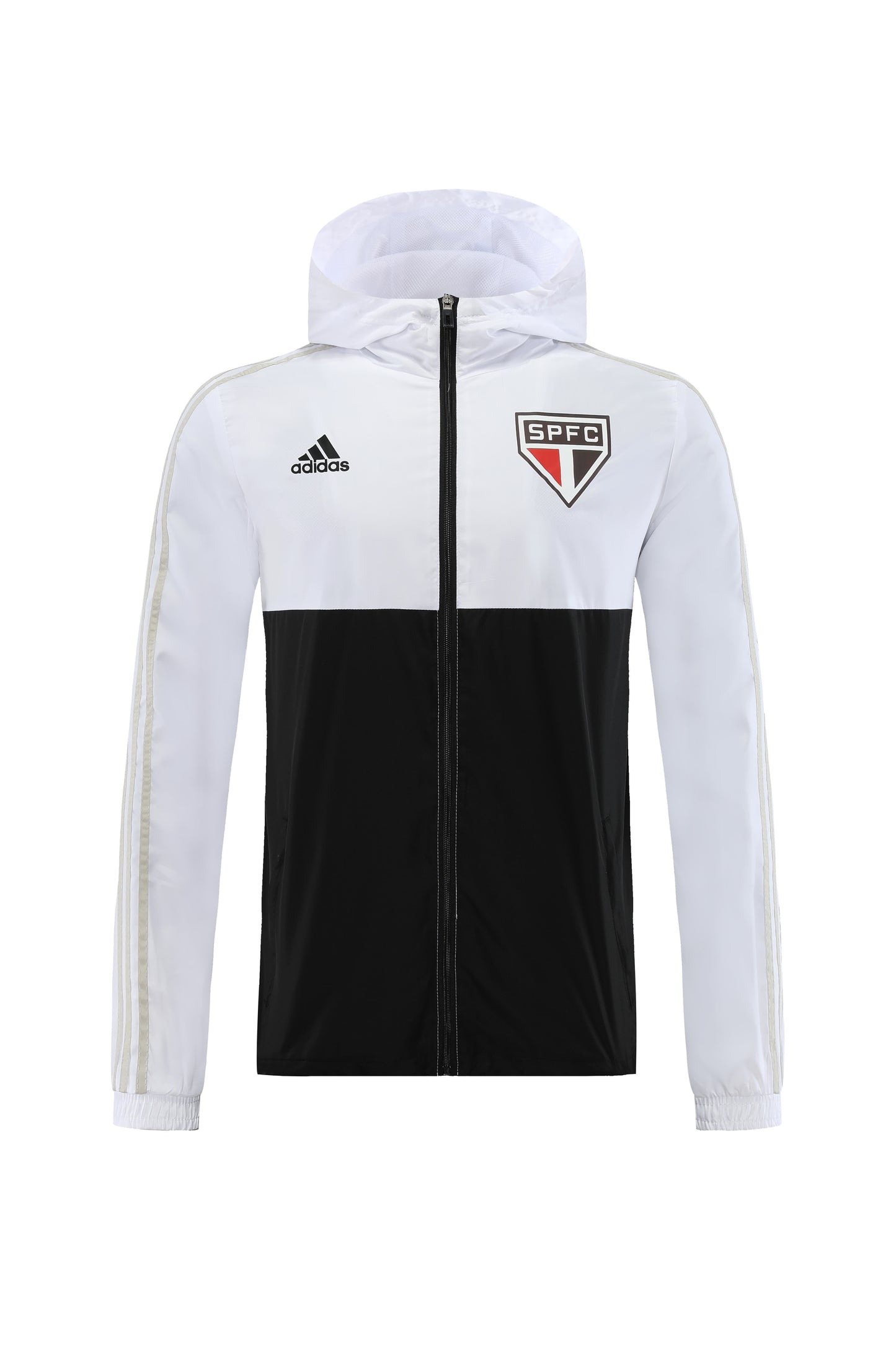 23 Season So Paulo Black and White Windbreaker
