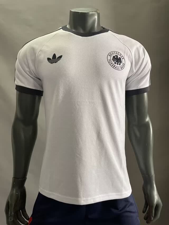 24/25 Germany White Black Vintage T-shirt S-XXL