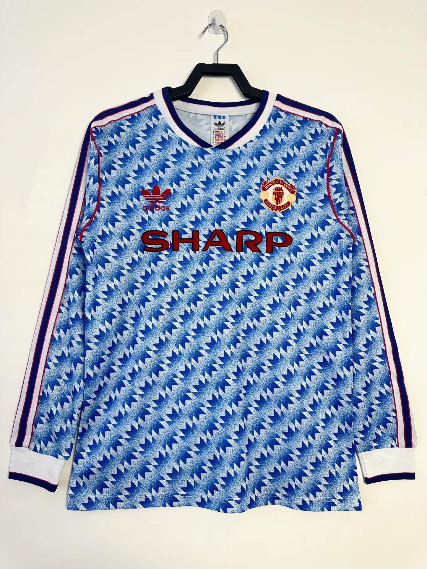 Retro 1990/92 Manchester United away long sleeved S-XXL
