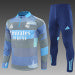 /26 Real Madrid Light Blue Half Pull Training Suit (Adults&Kids)7