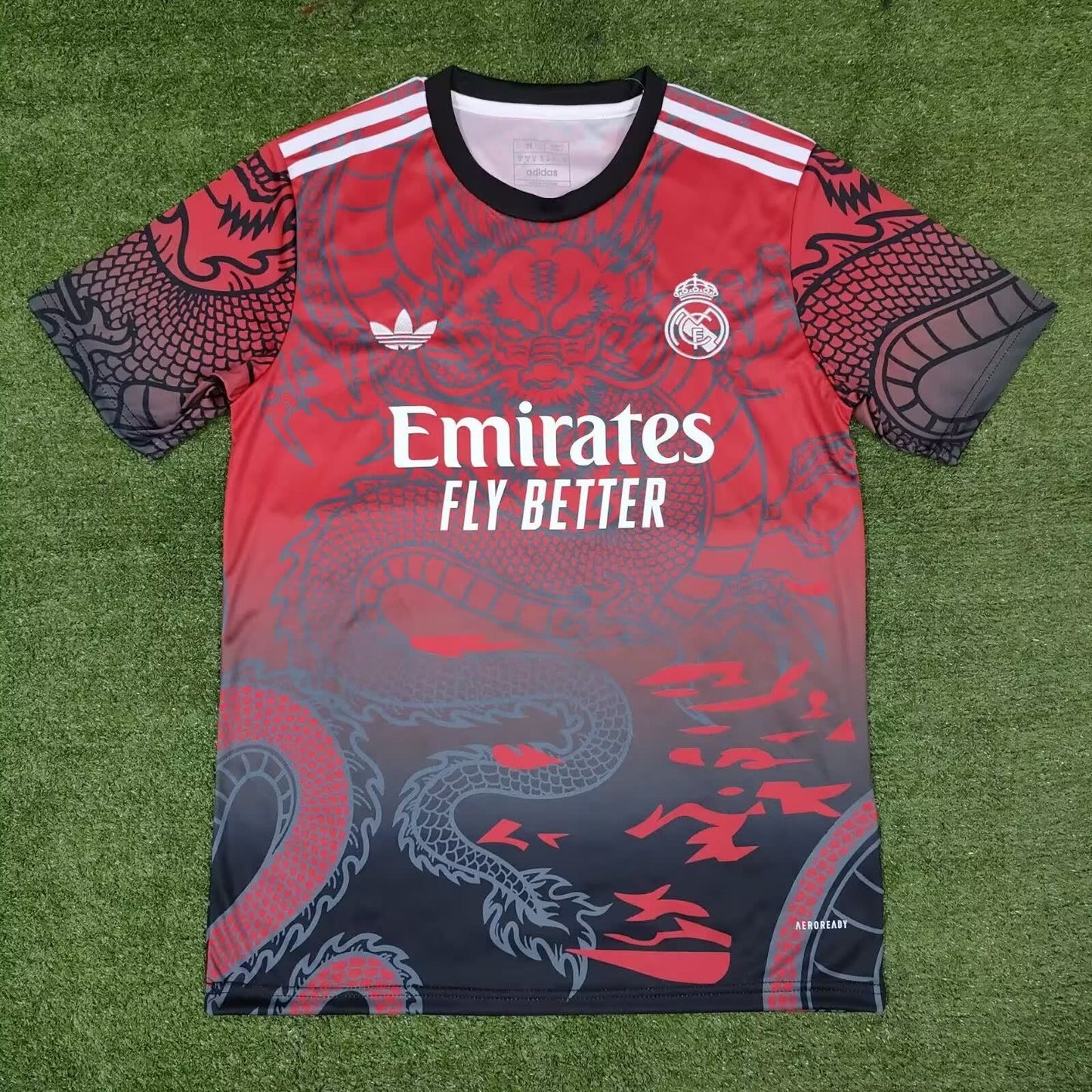 24/25 Real Madrid Red Grey Training Suit S-XXL