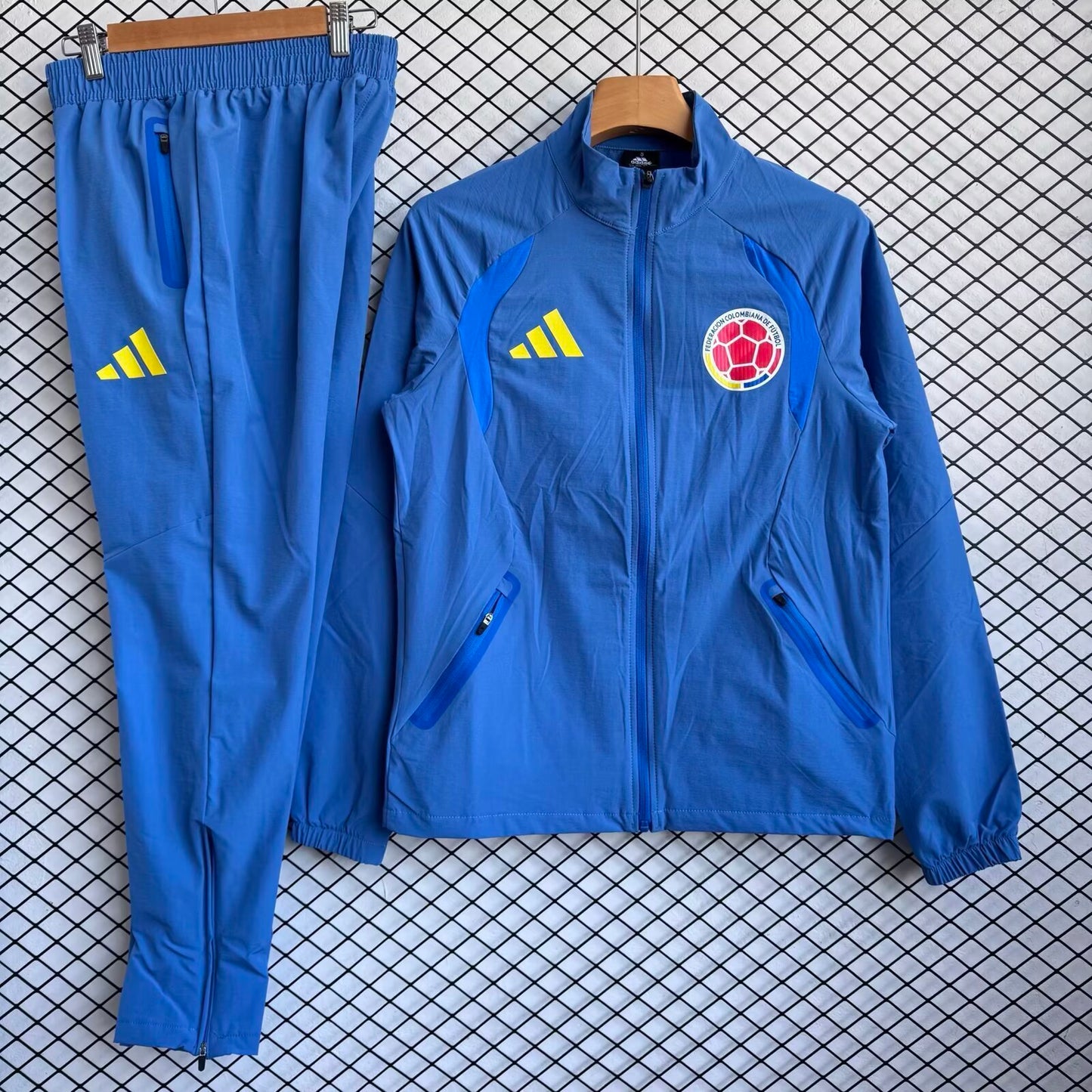 2026 Colombia Deep Blue Windbreaker Set S-3XL