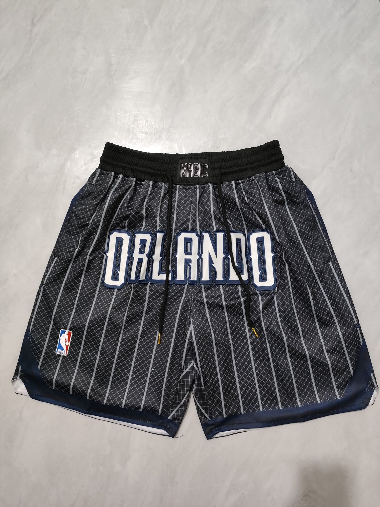 23 Season Magic Black Stripe Pocket Shorts