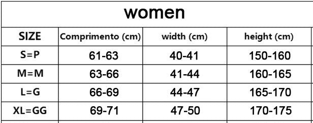 women size chart