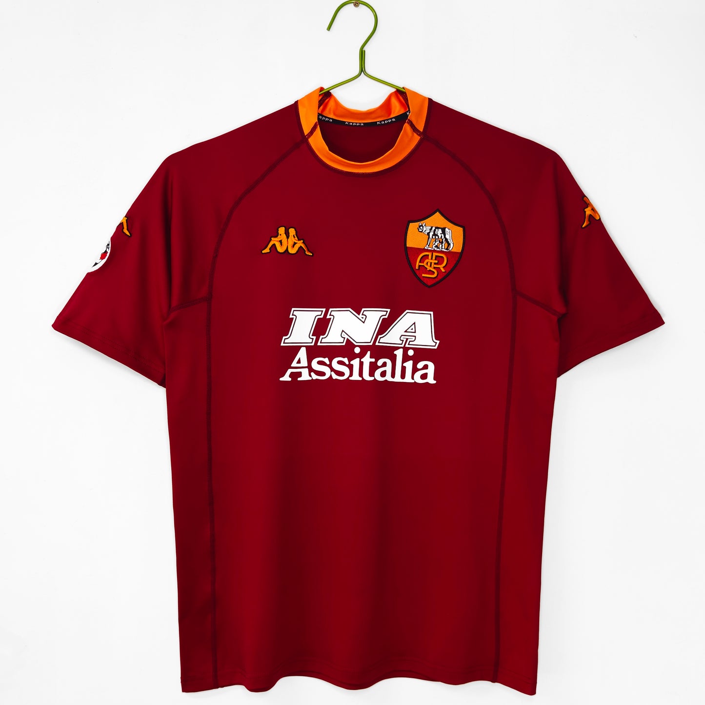 2000/01 Roma home retro football jersey S-XXL