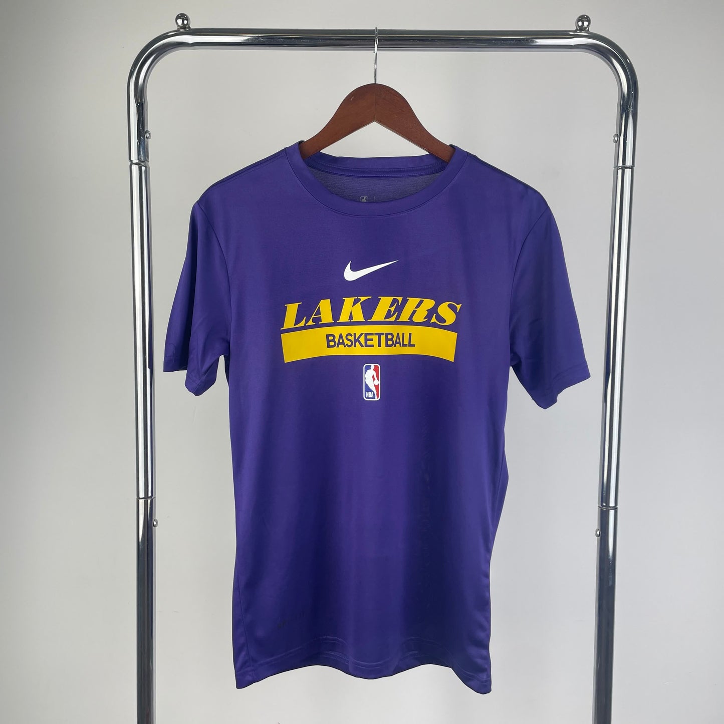 23 Season Lakers Purple Training Quick Dried T-shirt Short Sleeve