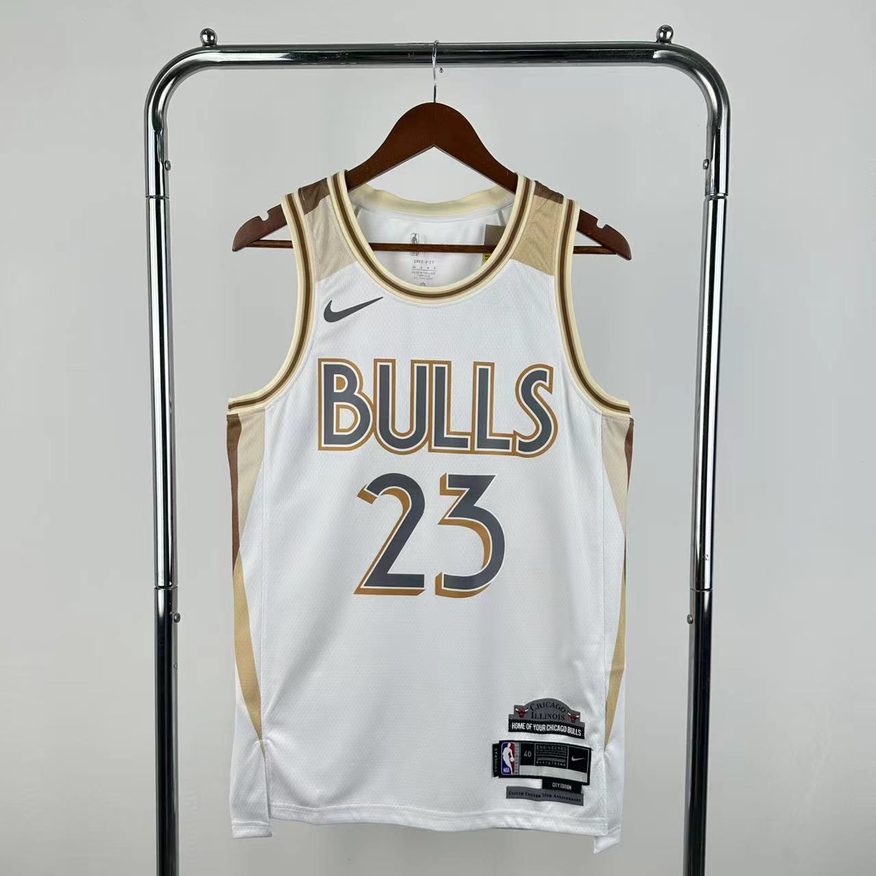 25th season Bulls City Edition 23 # Jordan S-XXL