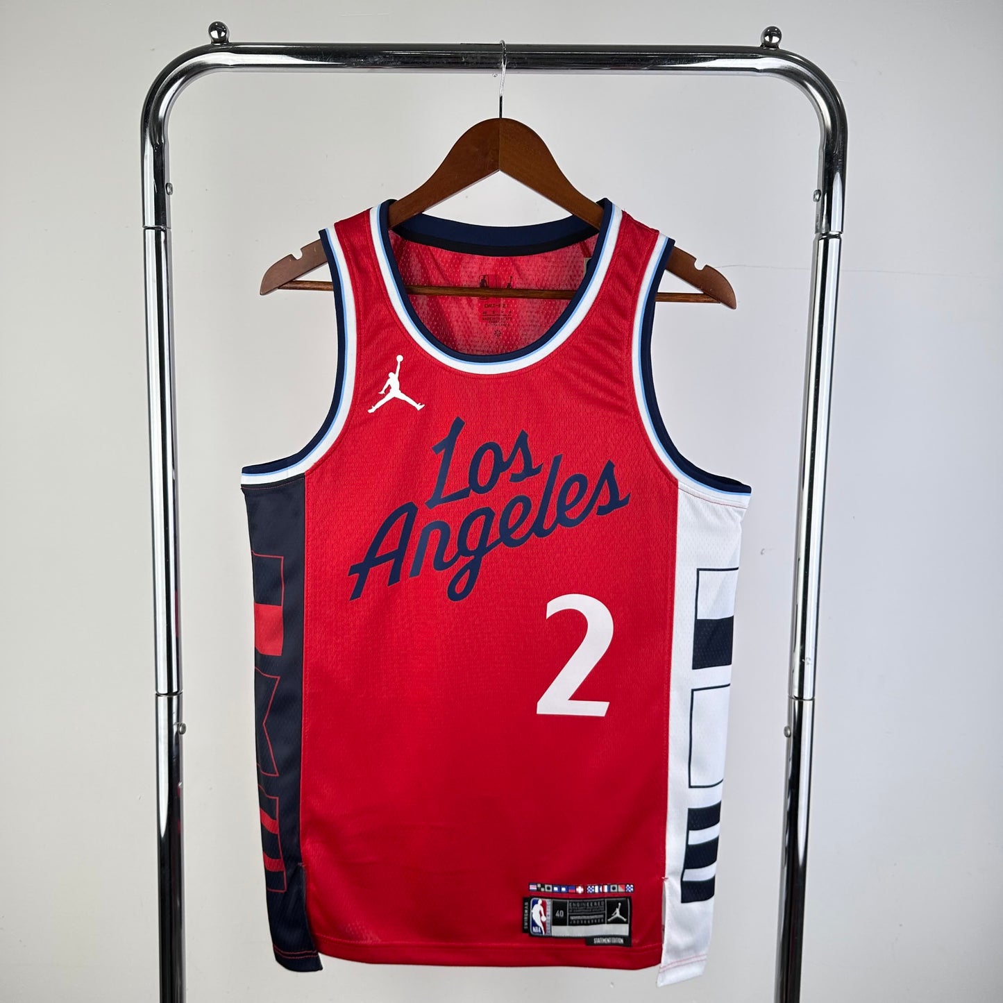 25 Season Clippers Flying Man Limited Red 2 # Leonard