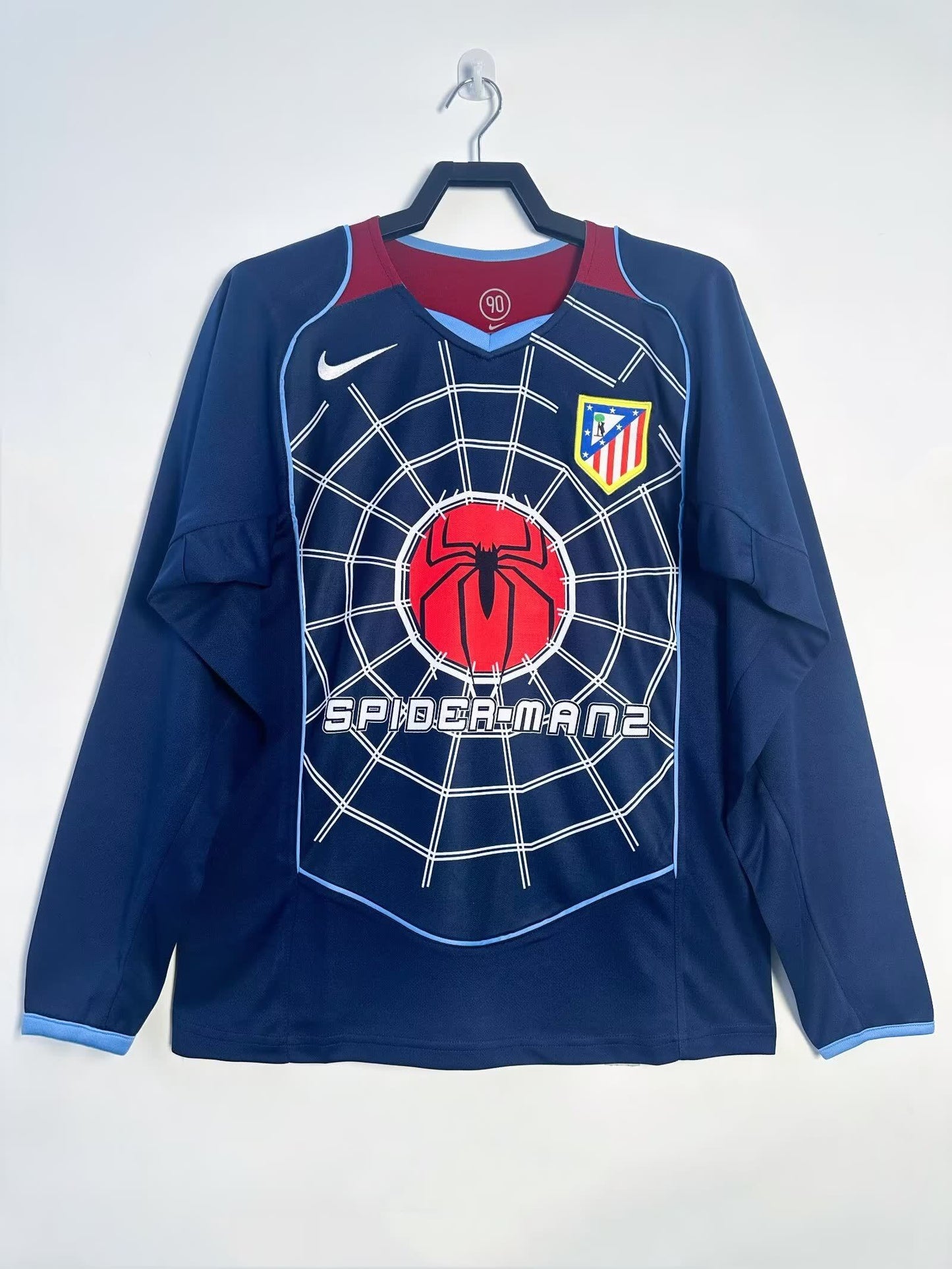 Retro 2004/05 Atletico Madrid away long sleeved S-XXL