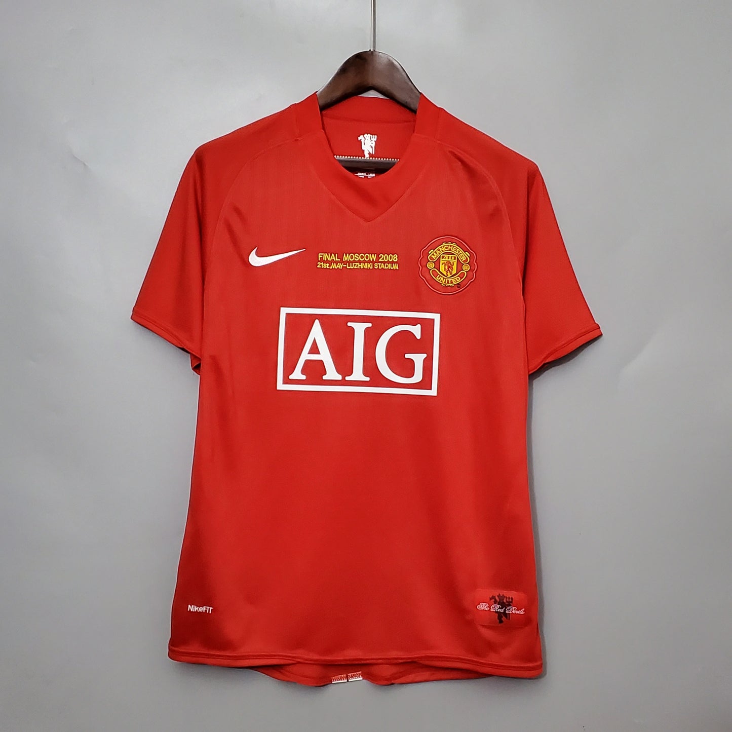Retro 07/08 Manchester United Champions League version home S-XXL
