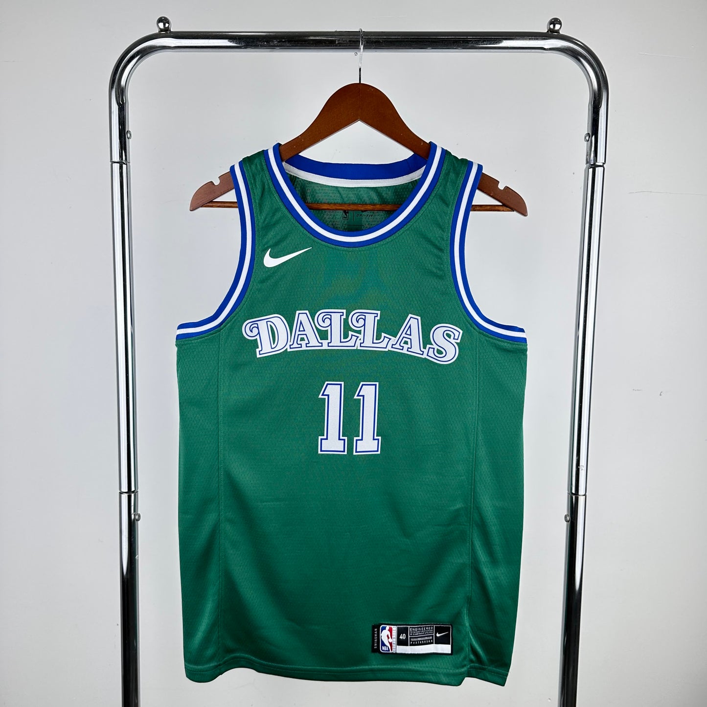 Dallas Mavericks Retro Green No. 11 # IRVING