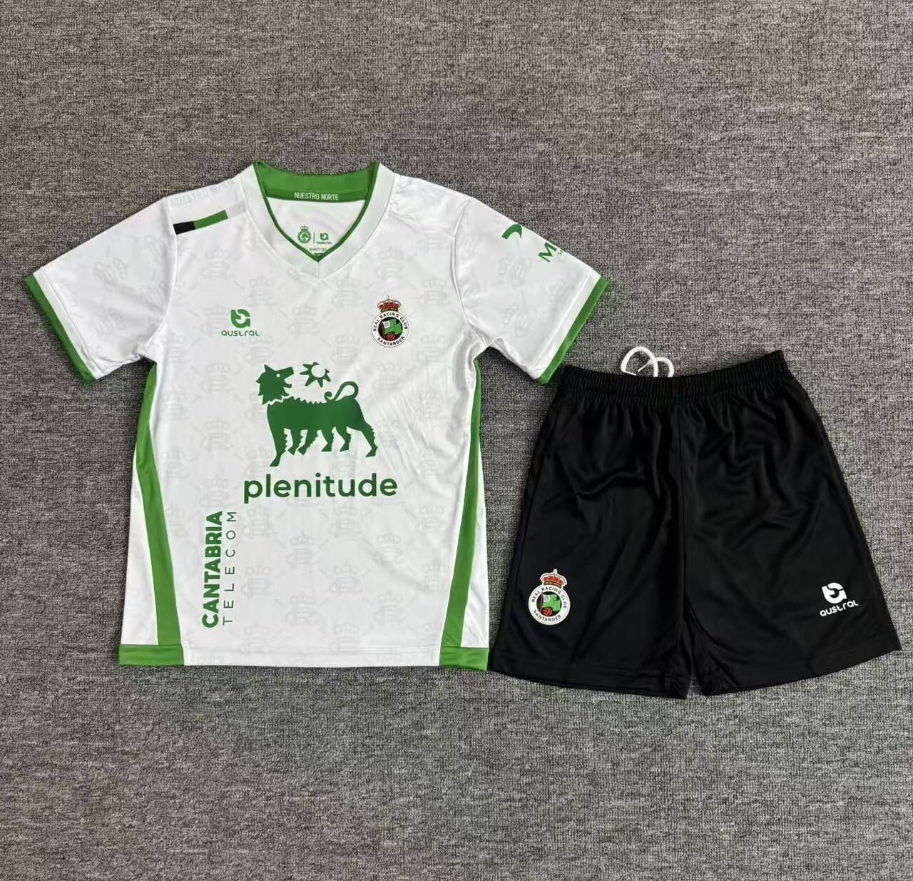 2025/26 Kids Racing de Santander Home Yupoo Soccer Jerseys&Size 16-28