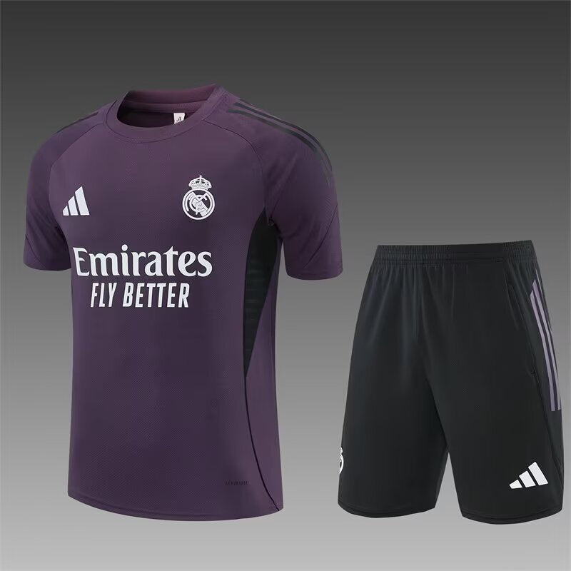 2025/26 Real Madrid Purple Training Suit (Adults and Kids)