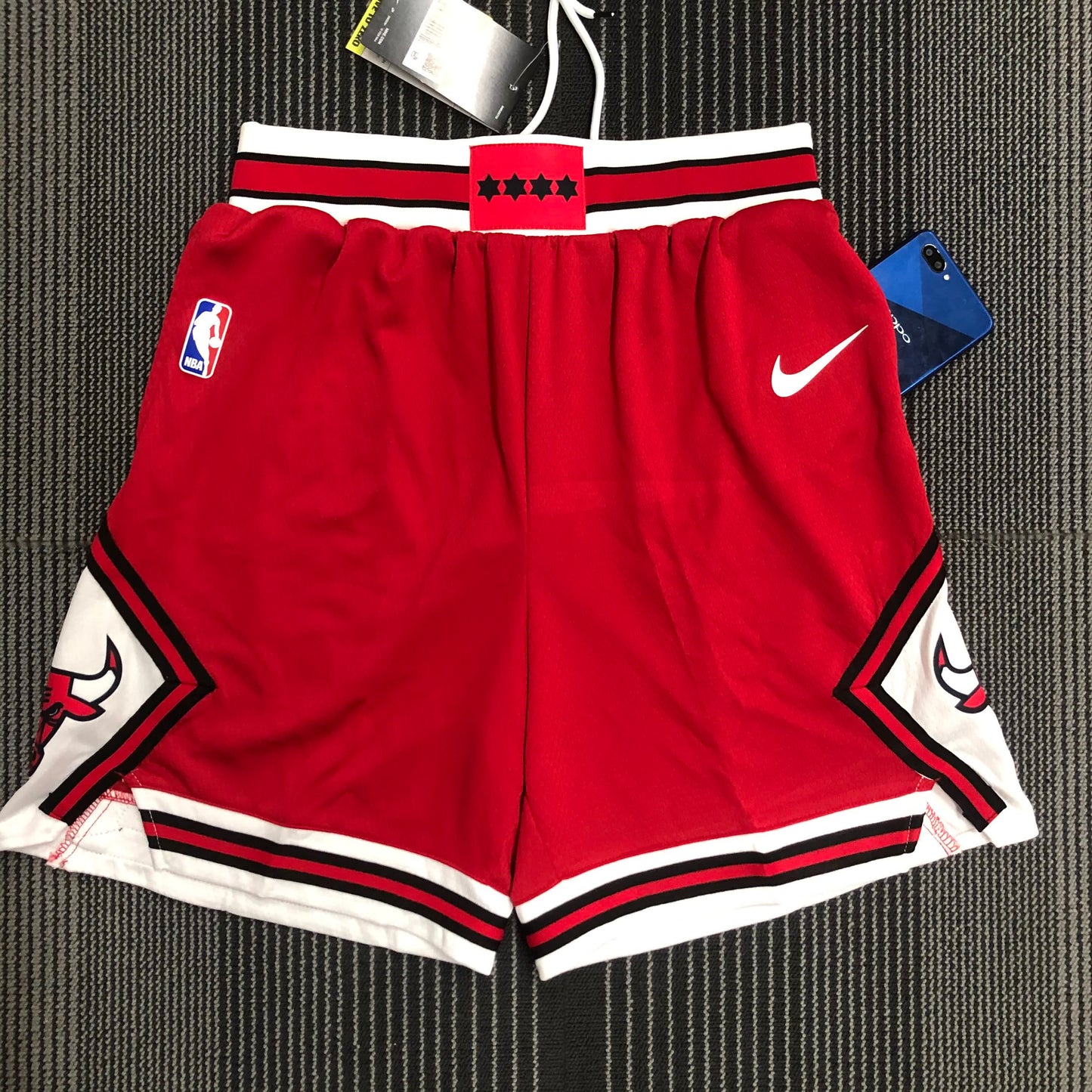 Bulls Red Shorts