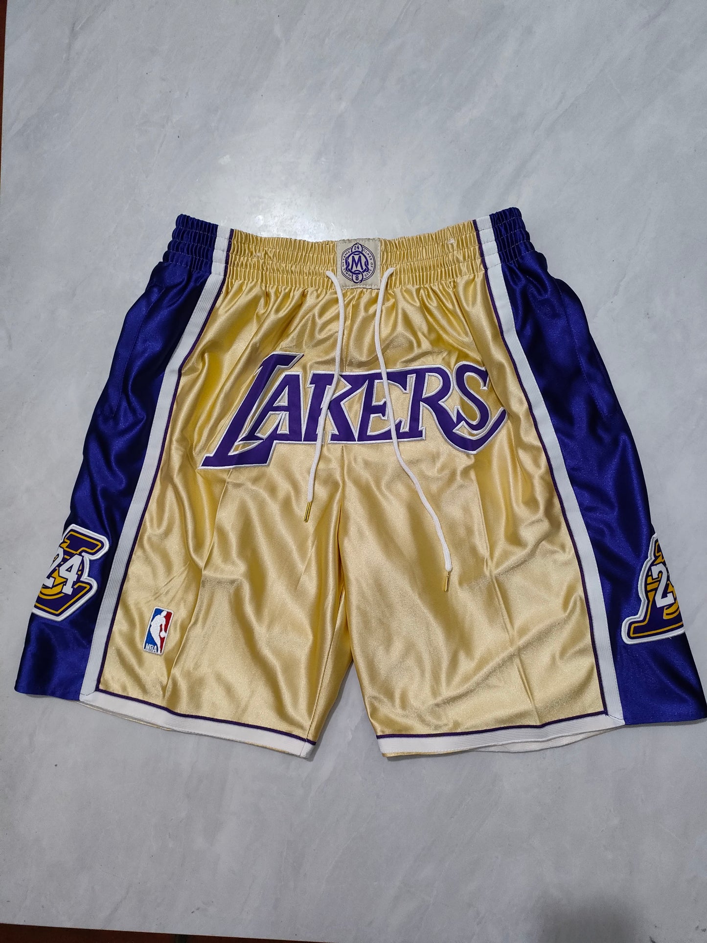 NBA Lakers Kobe Golden Hall of Fame Pocket Shorts