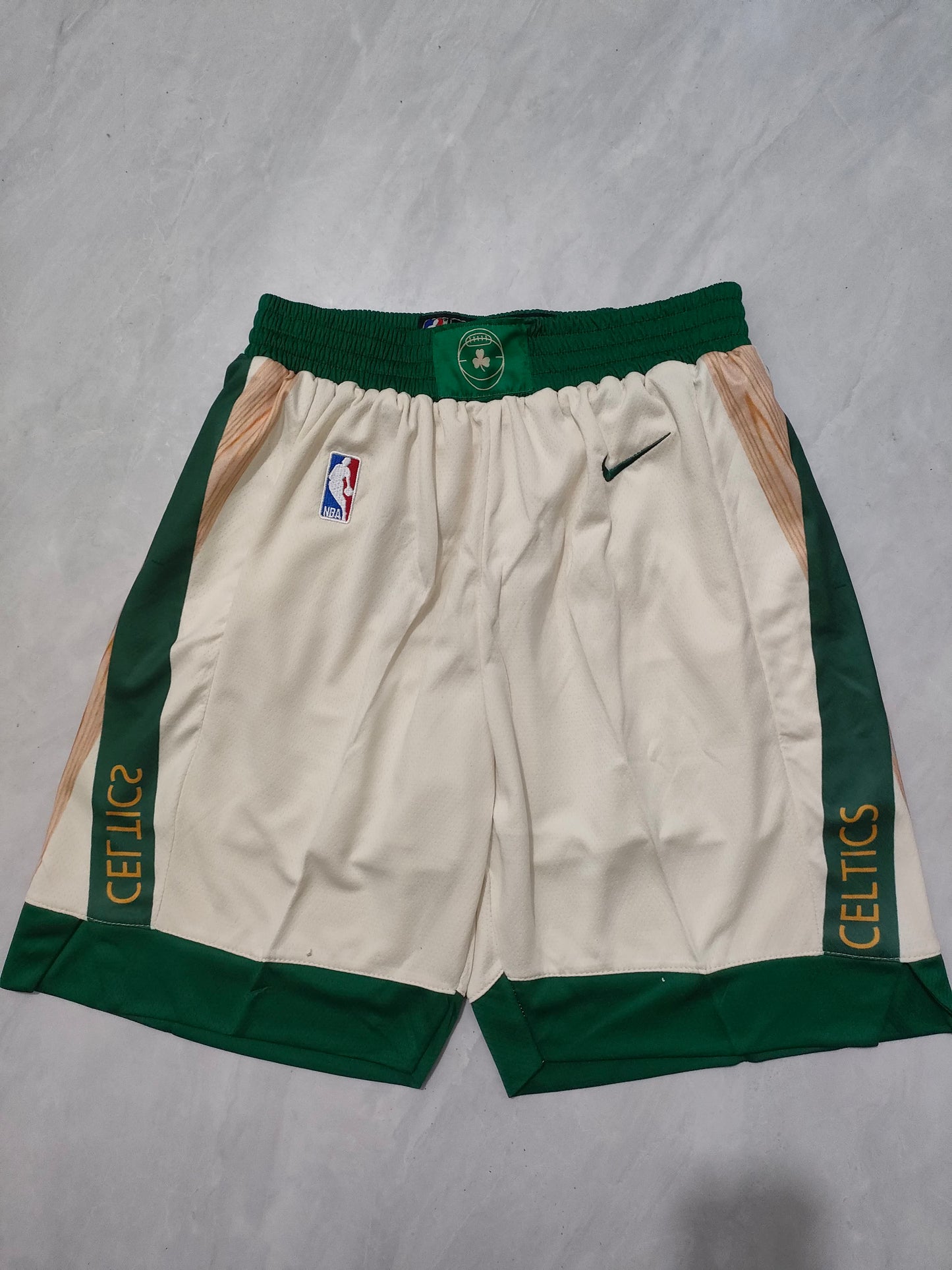 NBA Celtics Summer White 24 Season City Shorts