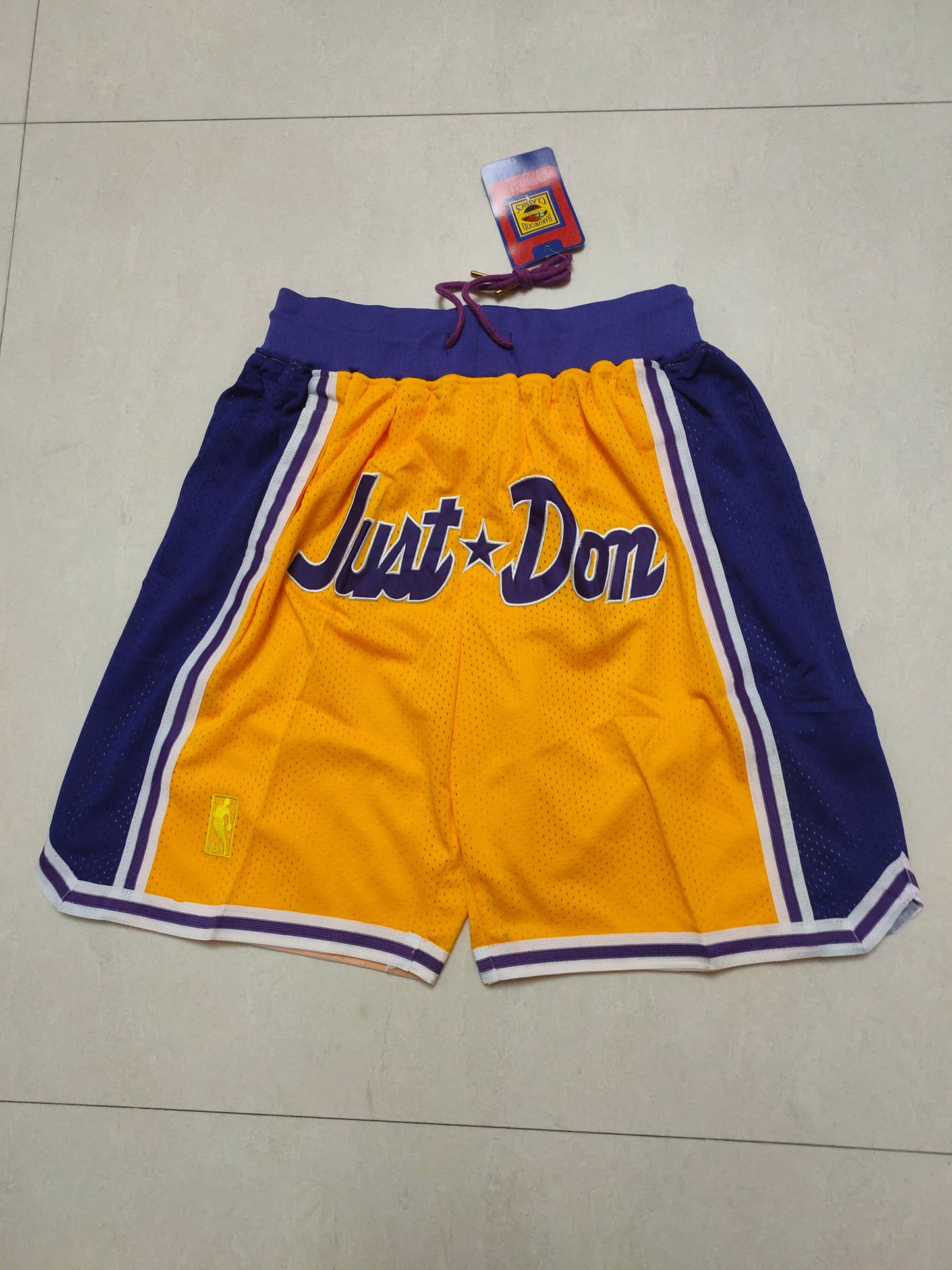 Lakers Yellow J Top Pocket Shorts
