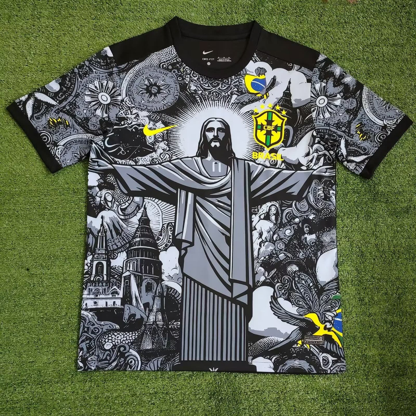 24/25 Brazil Black Grey Jesus Special Edition