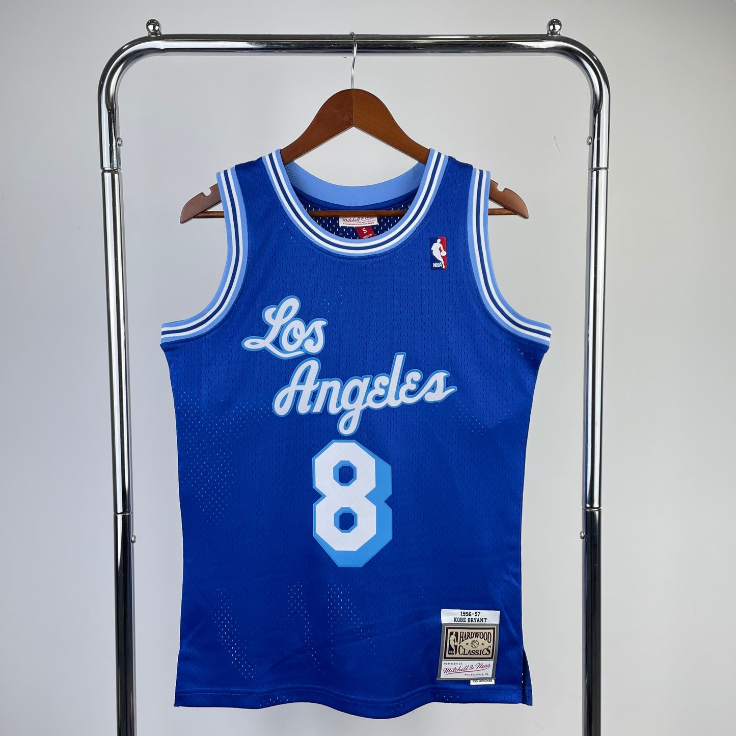 MN Fan Edition Hot Pressed Vintage Jersey: Lakers' 1996/97 Blue No. 8 Kobe