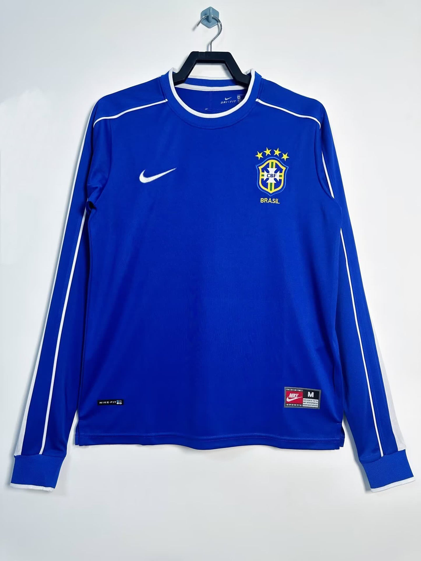 Retro 1998 Brazil away long sleeved S-XXL