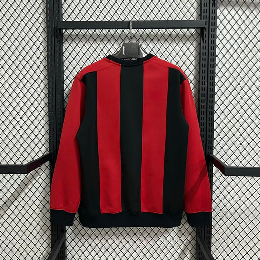 /26 AC Milan home red hoodie M-3XL3