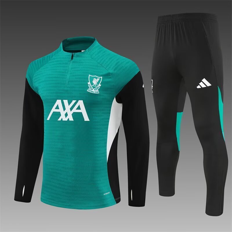 2025/26 LVP Green Half Pull Training Suit S-XXL