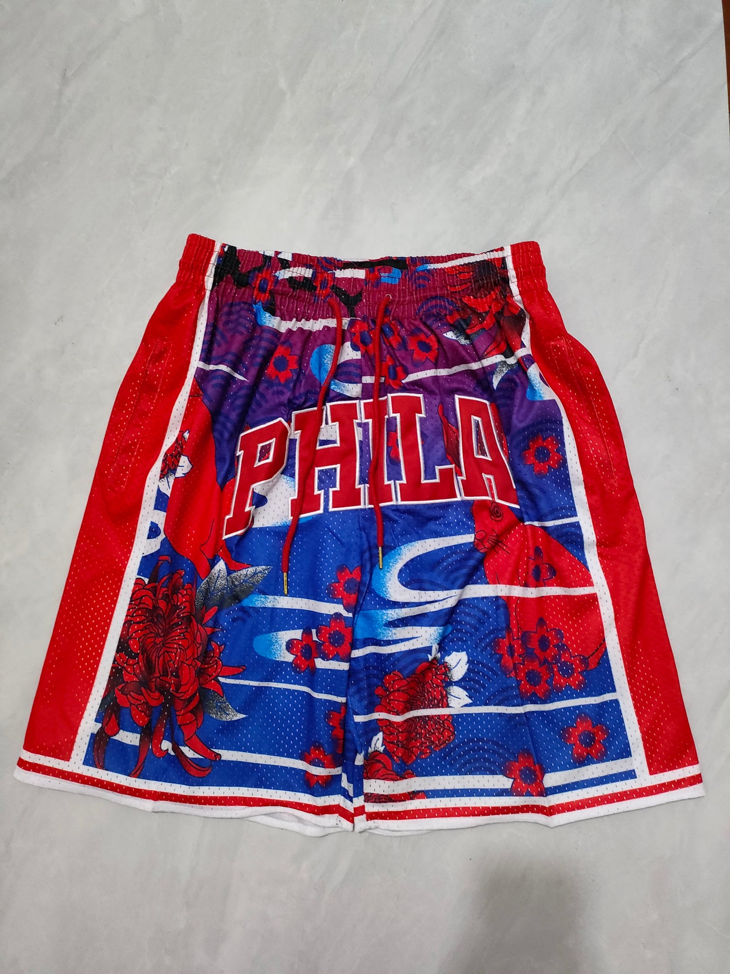 76ers Blue Rabbit Year Pocket Shorts