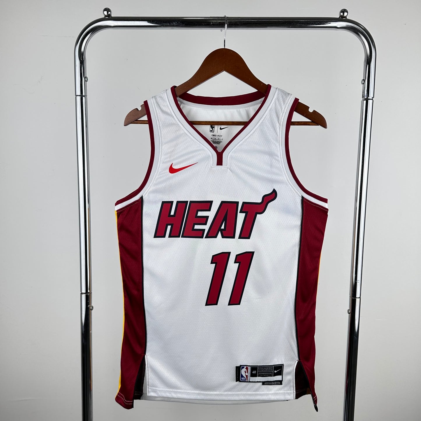 Heat V leads home white No. 11 JAQUEZ JR