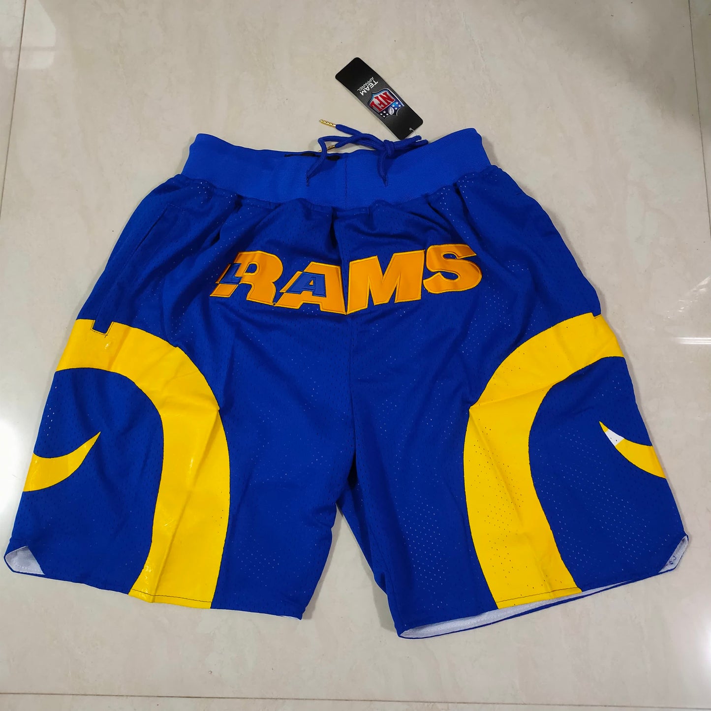 NFL Rams Colorful Blue Pocket Shorts