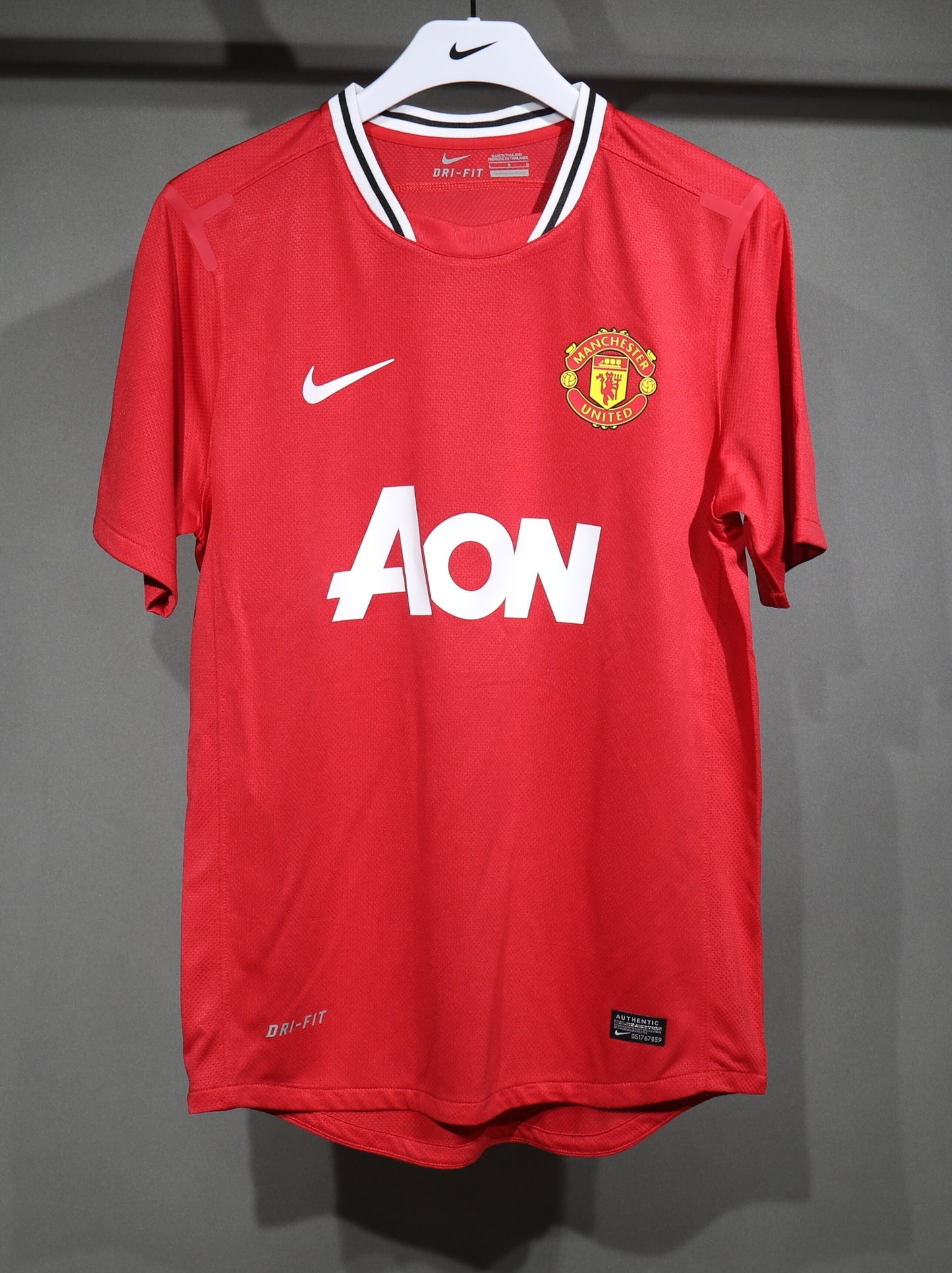 Retro 2011/12 Manchester United Home Player Edition S-3XL