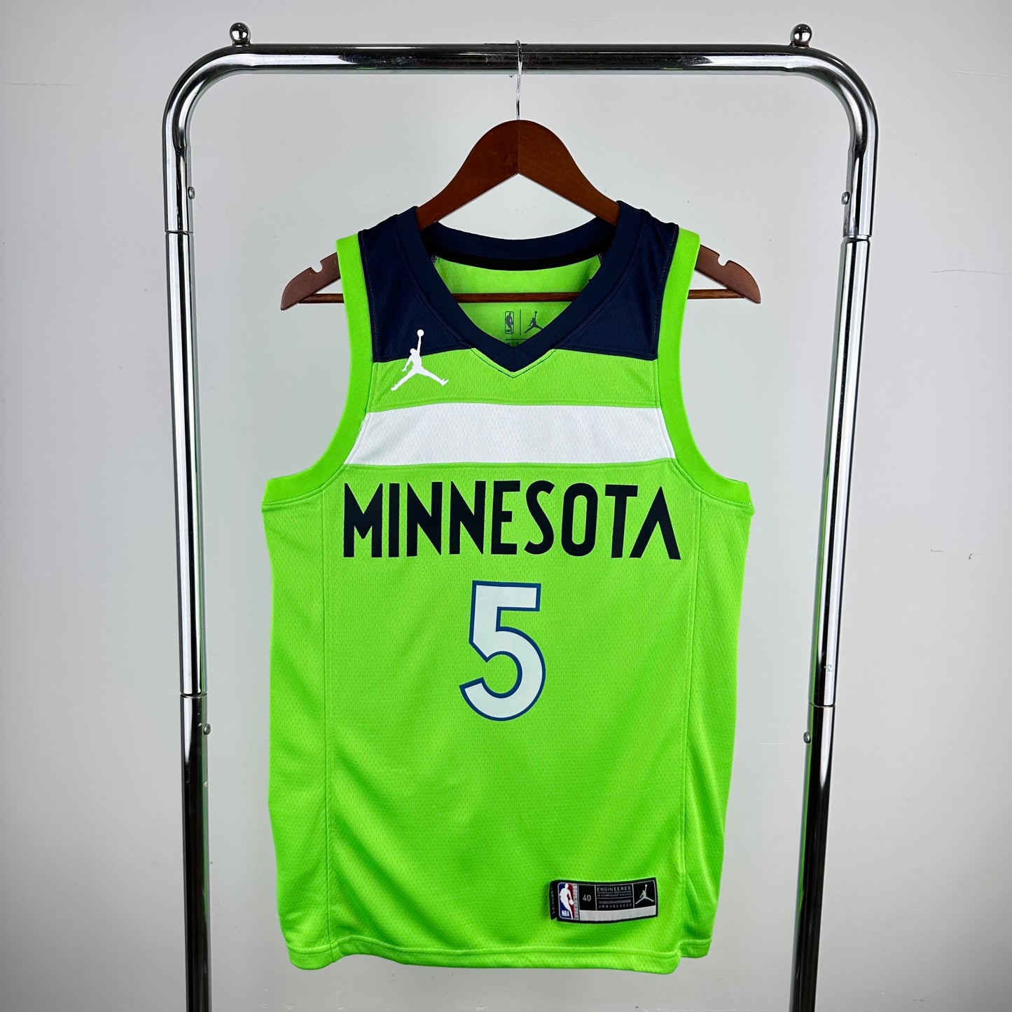 Timberwolves Fluorescent Green 5 # Edwards