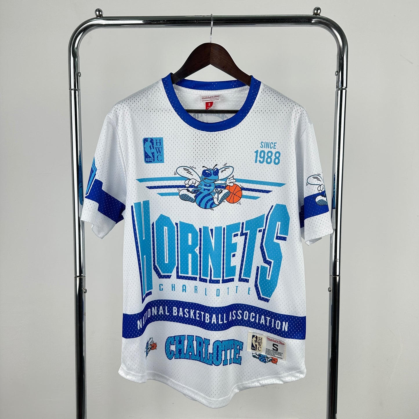 26th Charlotte Hornets MN Retro Short sleeved NBA T-shirt S-XXL