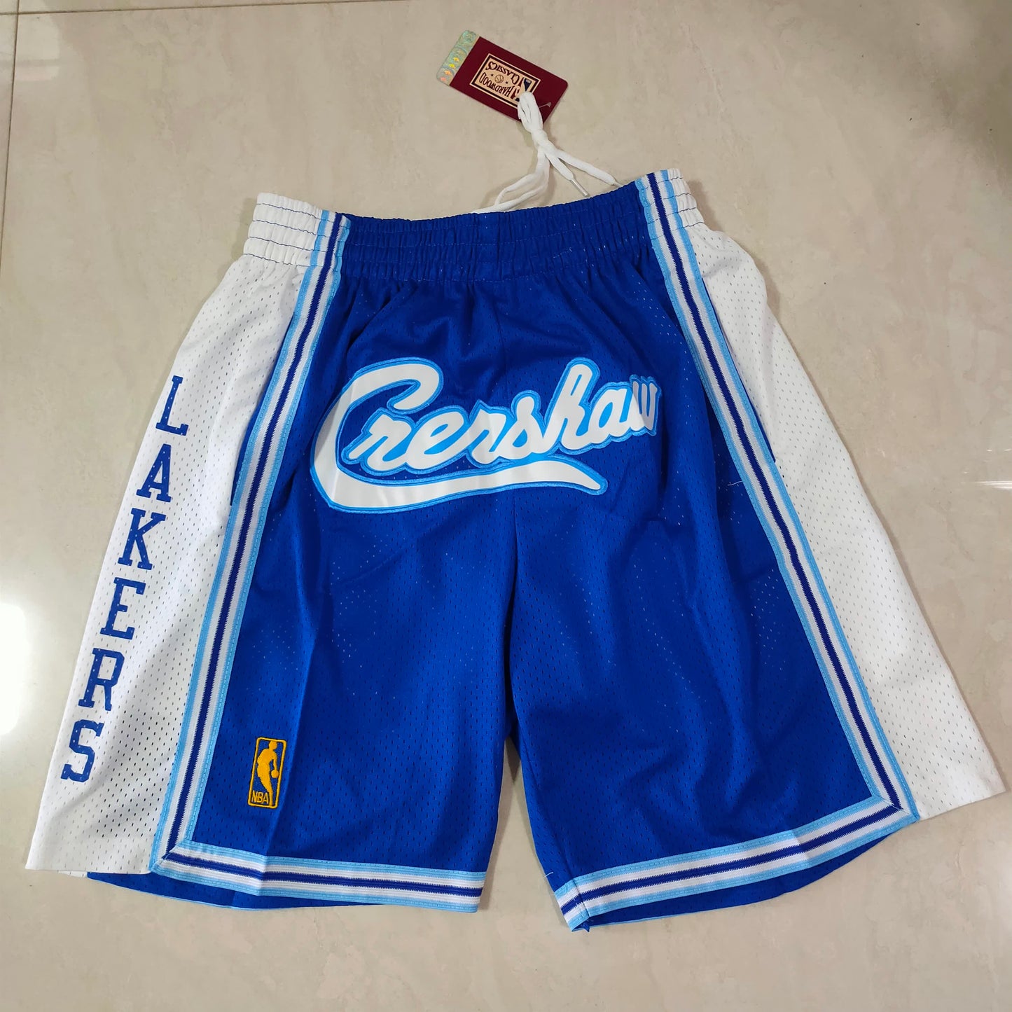 Crenshaw Blue Pocket Shorts