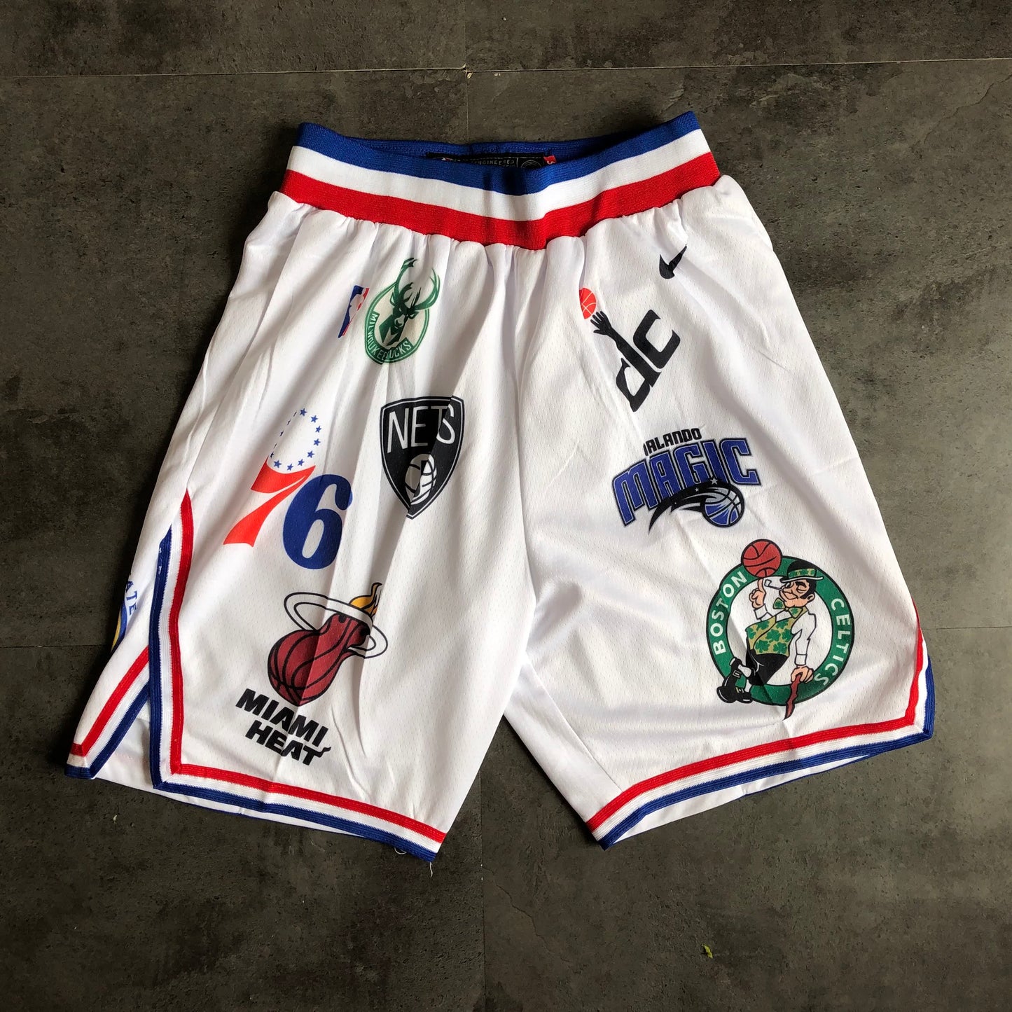 Superme Co branded Soccer Pants White