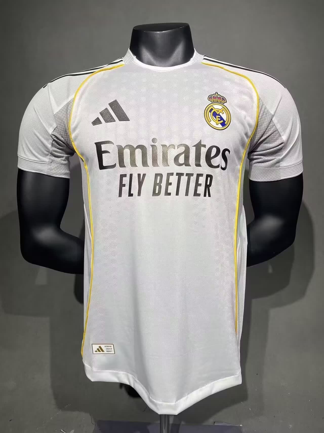25/26 Real Madrid Home Player Version S-3XL