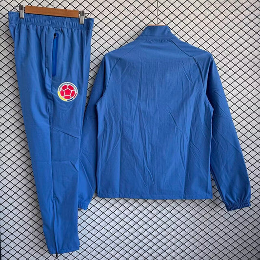Colombia Deep Blue Windbreaker Set S-3XL5