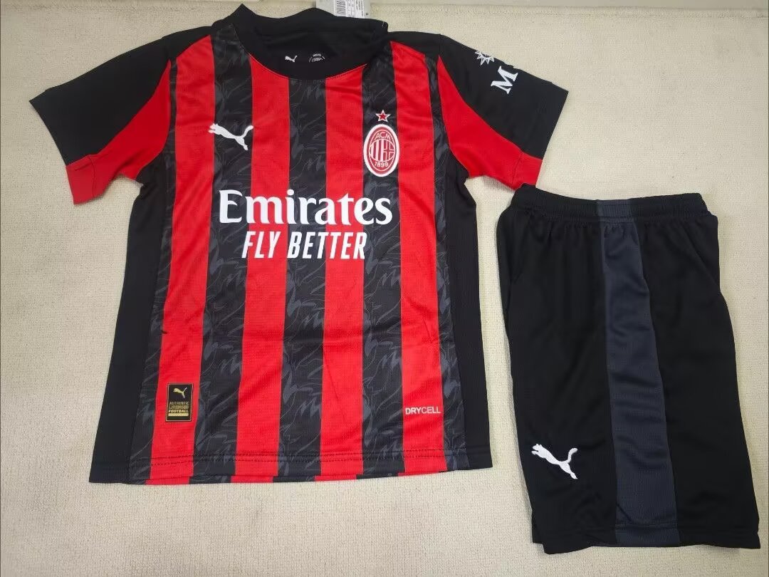 25/26 Kids AC Milan Home Size 16~28