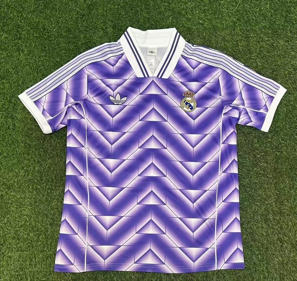2025/26 Real Madrid Purple Retro Style Special Edition S-XXL