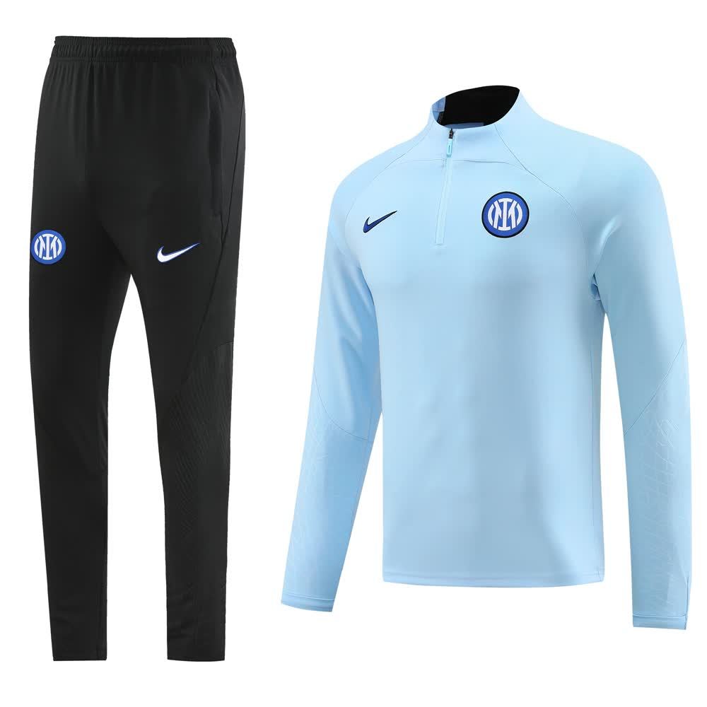 23 Inter Milan 01 Sky Blue Half Pull